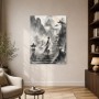Mystischer Aufstieg in Nebel: Wandbild und Fine Art Print
