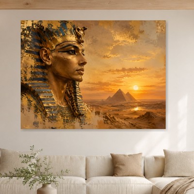 Pharaonische Pracht am Abend, Wandbild oder Fine Art Print