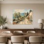 Mediterrane Küstenstraße als Wandbild oder Kunstdruck