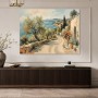 Mediterrane Küstenstraße als Wandbild oder Kunstdruck