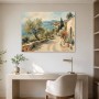 Mediterrane Küstenstraße als Wandbild oder Kunstdruck