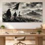 Mystische Samurai Landschaft als Fine Art Print und Wandbild