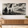 Mystische Samurai Landschaft als Fine Art Print und Wandbild