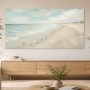 Sanfter Küstenblick als Leinwand oder Poster