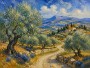 Mediterrane Landschaft als Leinwandbild oder Fine Art Print