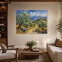 Mediterrane Landschaft als Leinwandbild oder Fine Art Print