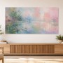 Pastellsee mit Seerosen als Wandbild oder Kunstdruck
