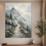 Malerischer Bergpfad als Wandbild oder Kunstdruck