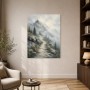 Malerischer Bergpfad als Wandbild oder Kunstdruck