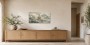 Meditativer Buddha zwischen Lotus und Bergen, Fine Art Print oder Gallery Leinwand
