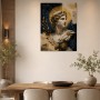 Apollo Wandbild oder Kunstdruck mit goldener antiker Symbolik