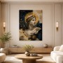 Apollo Wandbild oder Kunstdruck mit goldener antiker Symbolik