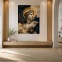 Apollo Wandbild oder Kunstdruck mit goldener antiker Symbolik