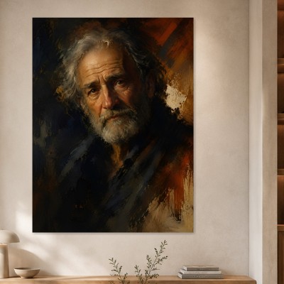 Ausdrucksstarkes Porträt als Leinwand oder Fine Art Print