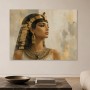 Ägyptische Eleganz als Wandbild oder Kunstwerk mit goldenen Akzenten