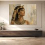 Ägyptische Eleganz als Wandbild oder Kunstwerk mit goldenen Akzenten