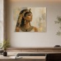 Ägyptische Eleganz als Wandbild oder Kunstwerk mit goldenen Akzenten
