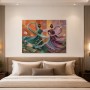 Elegantes Frauenmotiv als Wandbild oder Fine Art Print in kräftigen Farben