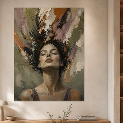 Expressives Porträt als Kunstwerk oder Fine Art Print