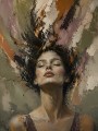 Expressives Porträt als Kunstwerk oder Fine Art Print
