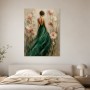 Elegante Frau im Blütenfeld als Wandbild oder Fine Art Print