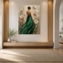 Elegante Frau im Blütenfeld als Wandbild oder Fine Art Print