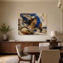 Antikes Porträt mit Flügelhelm als Kunstwerk oder Poster