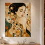 Elegantes Porträt als Gallery Print oder Kunstdruck mit goldenen Akzenten