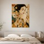 Elegantes Porträt als Gallery Print oder Kunstdruck mit goldenen Akzenten