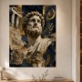 Klassische Büste und Galerie Leinwand für Wandbild