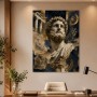 Klassische Büste und Galerie Leinwand für Wandbild