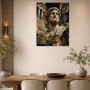 Klassische Büste und Galerie Leinwand für Wandbild