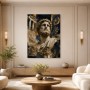 Klassische Büste und Galerie Leinwand für Wandbild