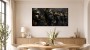 Abstraktes Wandbild mit goldenen Akzenten, Poster oder Leinwand