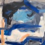 Wasserhimmel abstraktes Wandbild