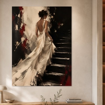 Elegantes Damenmotiv als Modernes Wandbild oder Fine Art Print