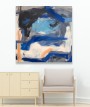 Wasserhimmel abstraktes Wandbild