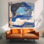 Wasserhimmel abstraktes Wandbild