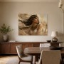 Ägyptische Königin als Leinwandbild oder Acrylbild mit goldener Eleganz