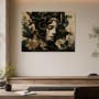 Mystische Moderne Kunst und Luxus Wandbild mit Medusa-Motiv