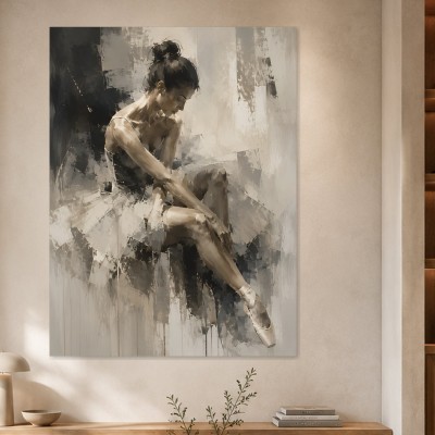 Elegantes Porträt zwischen Leinwand und Fine Art Print
