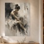 Elegantes Porträt zwischen Leinwand und Fine Art Print
