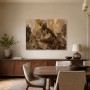Afrikanische Kunst mit Trommler, als Poster oder Leinwand