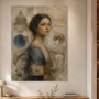 Porträt zwischen Architektur und Moderne Kunst, Wandbild oder Fine Art Print
