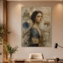 Porträt zwischen Architektur und Moderne Kunst, Wandbild oder Fine Art Print