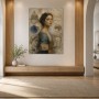 Porträt zwischen Architektur und Moderne Kunst, Wandbild oder Fine Art Print