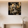 Antikes Wandbild mit Büste, Kunstwerk oder Modernes Wandbild