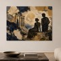 Klassisches Wandbild oder Fine Art Print mit antiker Küstenszene