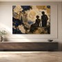 Klassisches Wandbild oder Fine Art Print mit antiker Küstenszene
