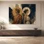 Mythisches Wandbild oder Fine Art Print mit Sonne und Mond